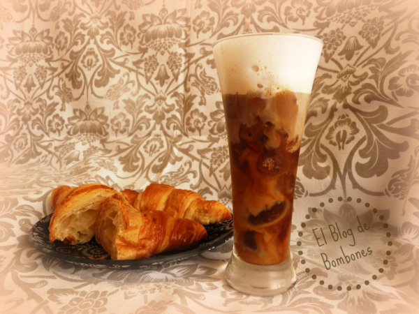Granizado de café con crema de leche