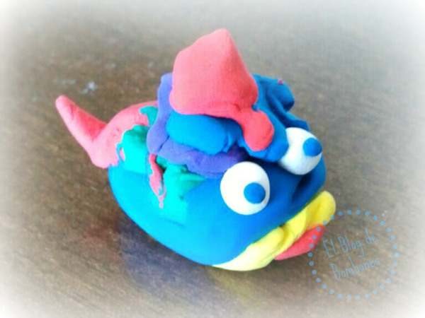 Pez de plastilina