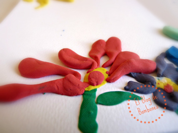 Pintar con plastilina