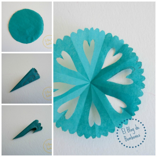 Flores de papel de seda