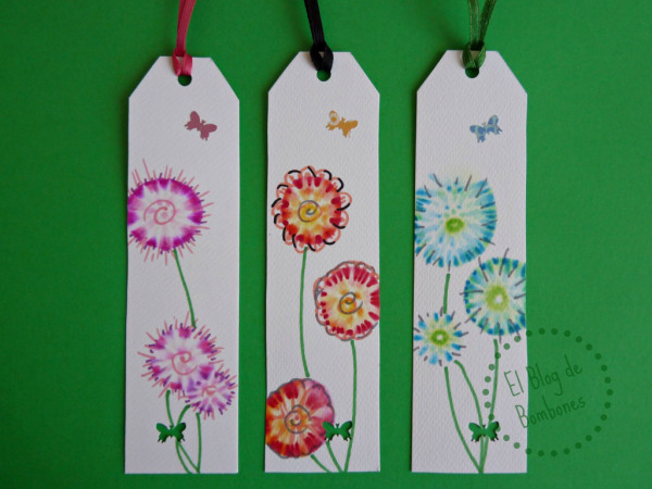 Marcapáginas de primavera