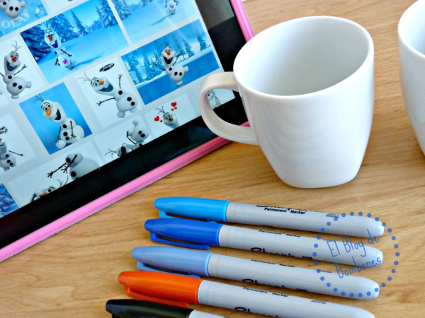 Materiales para decorar nuestra taza