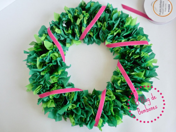 Corona de Navidad Paso a paso II