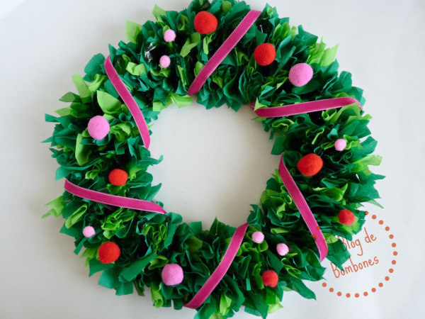 Corona de Navidad DIY