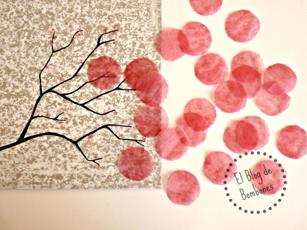 Como hacer flores de cerezo