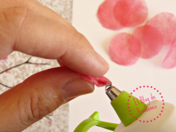 Como hacer flores de cerezo