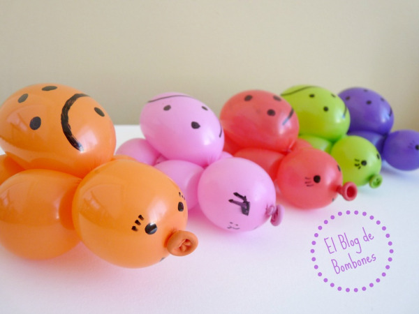MAriquitas de globos para fiestas