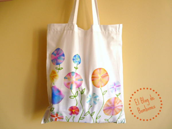 Shopping bag pintada a mano