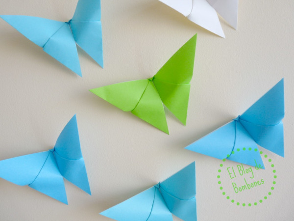 Mariposas de origami