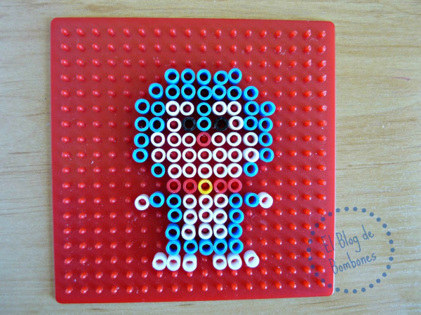 Doraemon con hama beads