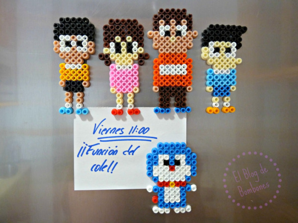 Amigos de Doraemon para la nevera
