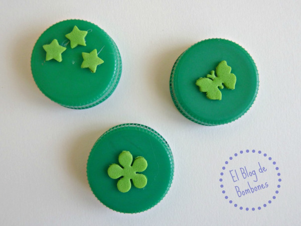 Set de sellos caseros con goma eva