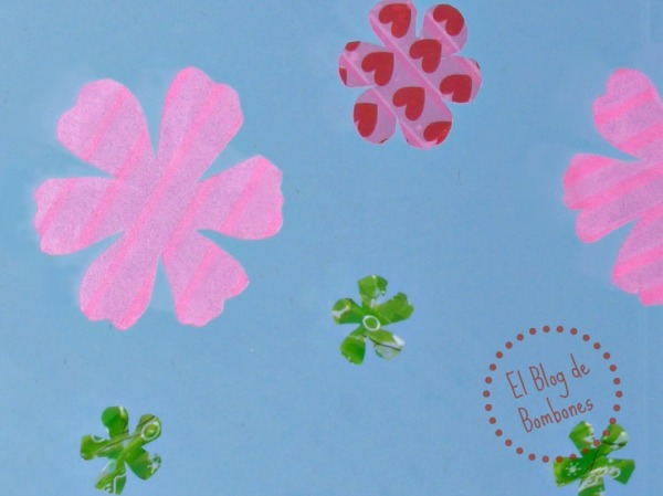 Decoración de primavera con washi tape