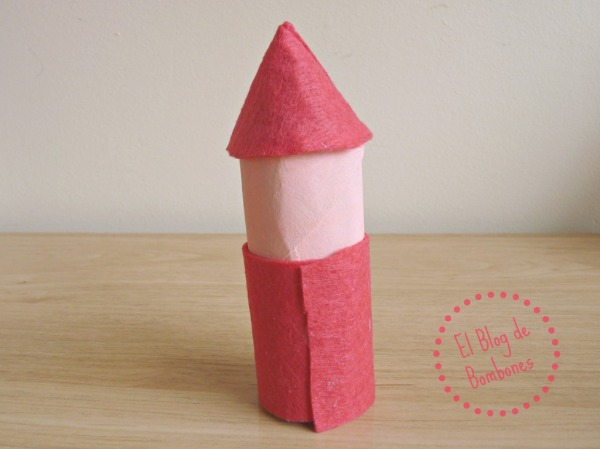 Cohete que será Papa Noel